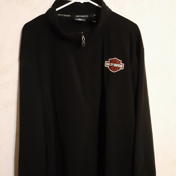 Harley-Davidson Other - Harley-Davidson Men's Embroidered Full Zip Fleece Jacket in Size 3XL